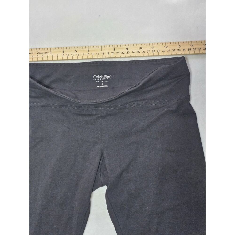 Calvin Klein Performance Quick Dry Leggings Black Size Small EUC - Picture 3 of 10
